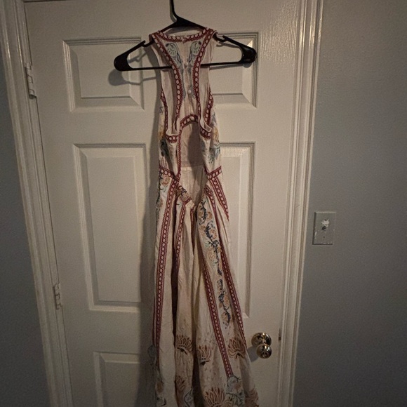 Anthropology Floral Print Sleeveless Maxi Dress - Picture 5 of 8